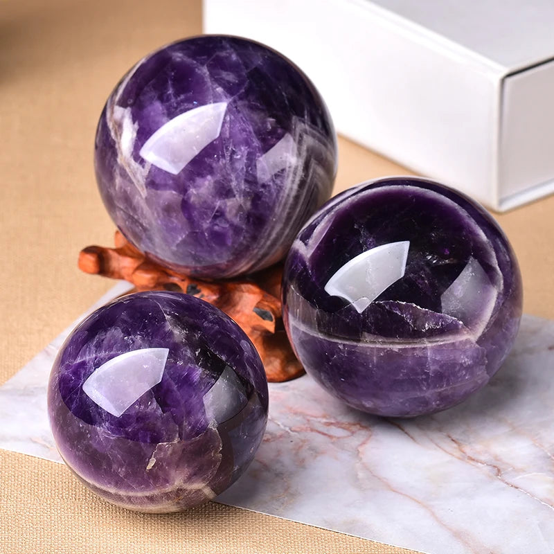 Natural Amethyst Reiki Healing Stone - yogaandmeditationjewelry