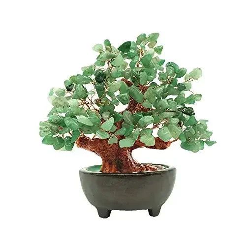 Quartz Crystal Money Tree Bonsai Feng Shui for Wealth and Luck - yogaandmeditationjewelry