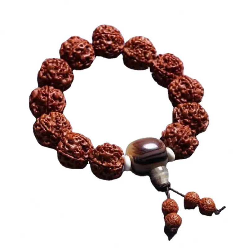 Authentic Rudraksha Bracelet Autograph Rosary - yogaandmeditationjewelry