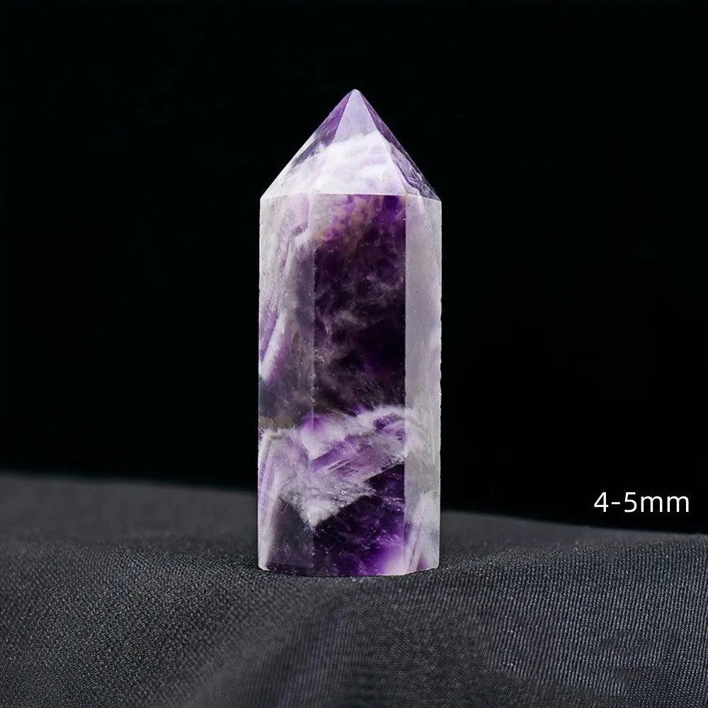 Natural Amethyst Crystal Energy Tower - yogaandmeditationjewelry