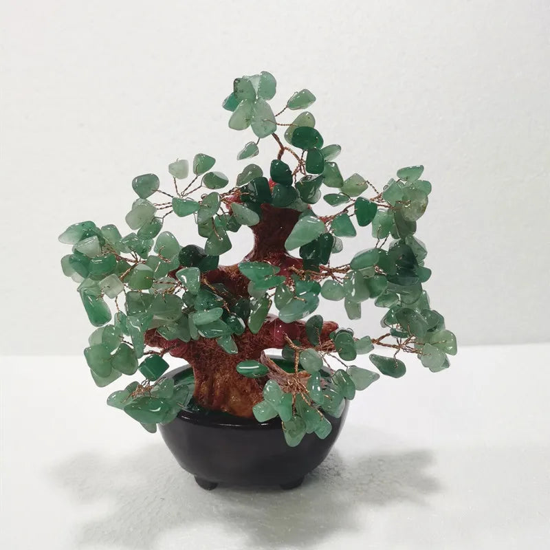 Quartz Crystal Money Tree Bonsai Feng Shui for Wealth and Luck - yogaandmeditationjewelry