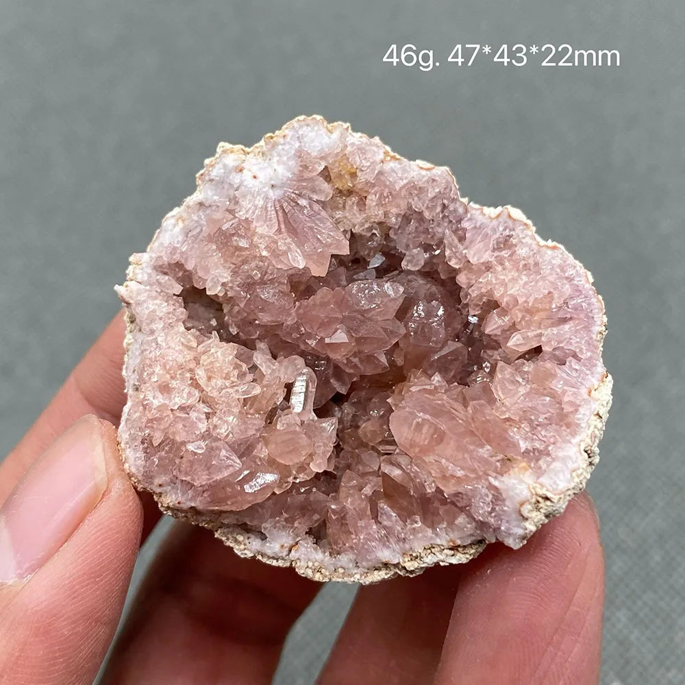 100% natural argentina geode mineral crystal - yogaandmeditationjewelry