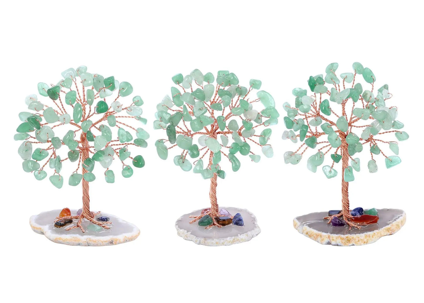 Mini Crystal Money Tree with Healing Gemstones - yogaandmeditationjewelry